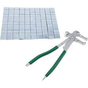 100Pcs Wheel Weights with Wheel Weight Pliers for Car Truck SUV Tire Maintenance