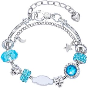 سوار Kawaii Anime Bangle للنساء - سوار وردي لطيف مع الفراشة والقلب ، ملاءمة قابلة للتعديل ، هدية مجوهرات مثالية لأعياد الميلاد