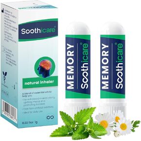 Nasal Inhaler Stick 1-Pack - Natural Menthol & Eucalyptus Essential Oils for Instant Sinus Relief, Portable Aromatherapy to Clear Congestion, Boost Focus