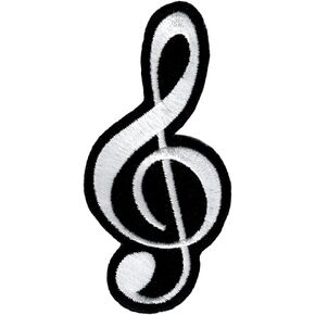 Treble Clef Assorided Patch Sheet Note Music