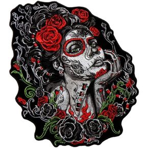 Hot Leathers Sugar Skull Woman Patch