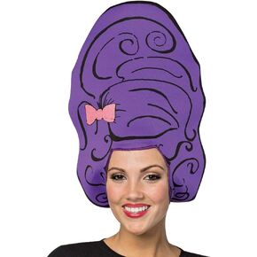Rasta Imposta Purple Beehive Cartoon Foam Wig