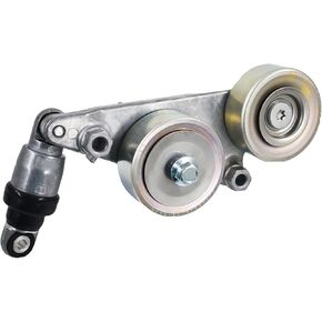 Engine Belt Tensioner Assembly with Pulleys Replacement for 2005-2010 Pilot Odyssey Accord 3.5L V6