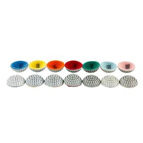 Lozlin 8pcs 2inch Diamonds Arc Arc Palishing Palishs Aluminium سبيكة دعم منصات الرخام الحجري الربابي الحجري وغيرها من الطحن الحجري وتلميع