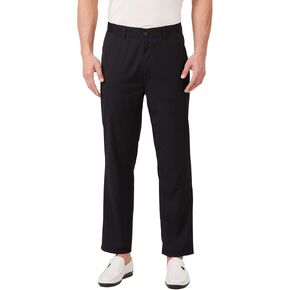Mens 7/8 Business Casual Pants Lightweight Summer Dress Trousers Loose Taper Fit
