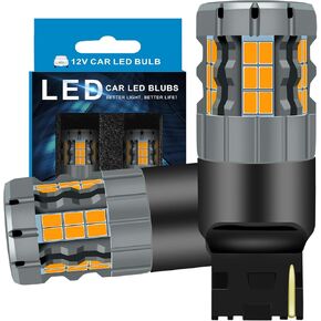 7440 مصابيح إشارة LED LED متوافقة مع Ford Escape 2013-2016 (Front) و 2013-2017 (الخلفية) ، الأصفر العنبر ، التوصيل والتشغيل ، حزمة 2