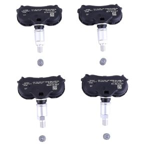 4pcs 42753-SHJ-A53 SESSOR TPMS TPMS متوافق مع هوندا ريدجلين أوديسي بيلوت 2005-2014 ، لمستشعر نظام مراقبة ضغط الإطارات ACURA TL MDX RL 2005-2008 3.5L