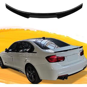 Rear Spoiler Wing Compatible with 2006-2011 BMW E90 3 Series Sedan & 2008-2012 E90 M3 Sedan – M4 Style Trunk Lip for 323i 325i 328i 328xi 330i 335i