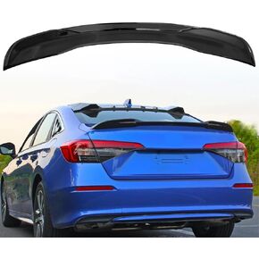 Rear Spoiler Wing for Honda Civic Sedan Glossy Black Trunk Spoiler Wing 2022 2023 2024