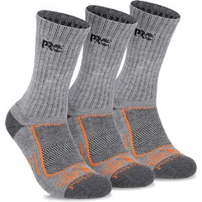 Timberland PRO Moisture Wicking Technology Mens Socks, Arch Support, Cushioned Footbed, Mesh Venting
