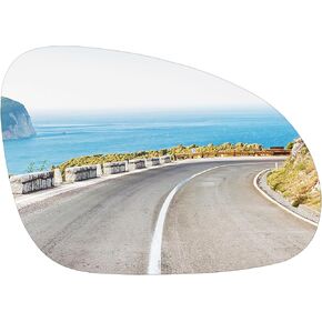 يناسب الزجاج المرآة المدفأة في الجانب الأيمن من فلكس واجن ل R32 لـ EOS لـ Golf Fits for Rabbit for Jetta Fits for Passat 2003-2014 مقابل 7m3857521f 7m4857521d 7m3857521e 1k0857521