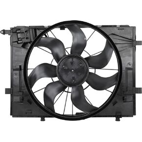 SCITOO A0999061100 Radiator Cooling Fan Compatible for 2014-2016 for Mercedes-Benz for C180 2015-2016 for Mercedes-Benz for C200 2015-2016 for Mercedes-Benz for C250
