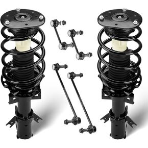 Front Struts Assembly Shock Absorber & Sway Bars End Links Fit for Ford Fusion 2013-2018, Replace 172638 K750740 (4Pcs)