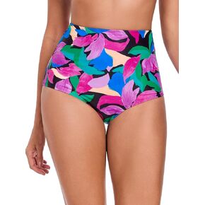 RELLECIGA Women's High Waisted Bikini Bottom Full Coverage Tummy Control Swimsuit Bottoms