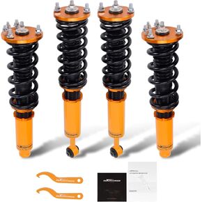 Coilovers for Honda Accord 1998-2002 ، لـ Acura CL 2001-2003 ، لـ Acura TL 1999-2003 ، مجموعة تعليق الطوائف القابلة للارتفاع ، مجموعة التخميد المسبقة.