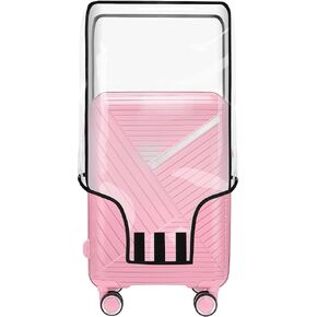 Luggafor Clear PVC Suitcase Cover, 28 Inch, Waterproof, Scratch-Resistant, Transparent