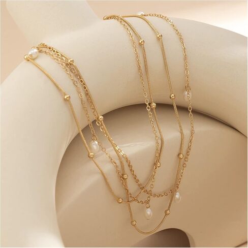 2pcs صيف سلسلة من الخصر المزيج المعدنية البيكيني متعددة الطبقات الخصر البطن سلسلة مثير الشاطئ حبات الجسم بؤلؤة سلسلة الخصر البسيطة للنساء in Kuwait