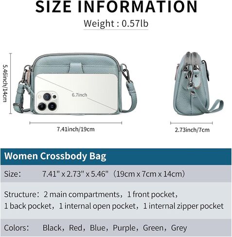 GAEKEAO Crossbody Bags for Women Small Vegan Leather Shoulder Purse Cross Body Bag Handbags with Wristlet Top Zipper in Saudi Arabia