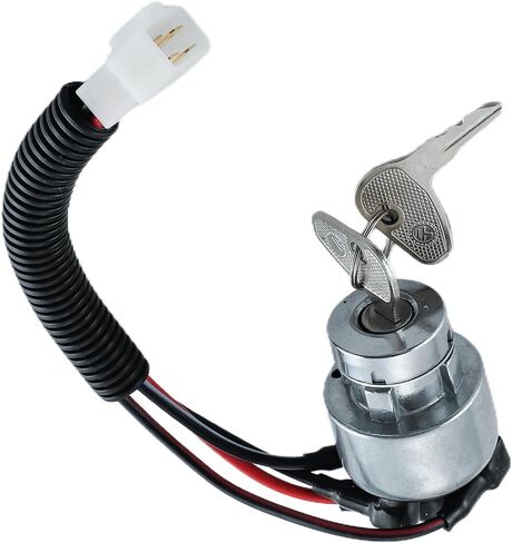 TC020-31820 Ignition Switch with Key for Kubota L2050 L2250 L2350 L2500 L2501 L2550 L2600 L2800 L3000 L2850 L3200 L3400 L3700 L3800 L4300 L4400 MX4700 MX5000 MX5100 Replace TC020-31822 in Saudi Arabia