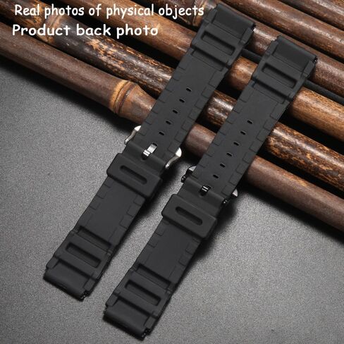 Silicone strap Compatible with Casio MDV106 AMW320 sereis Unisex Diver Watch Band MDV-106 Rubber Replacement Wristband in Saudi Arabia