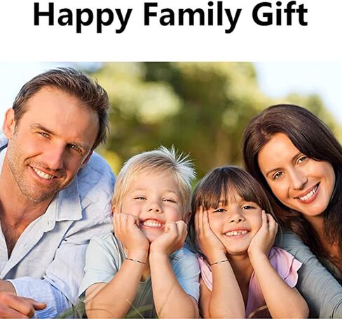 Family Bracelets - 2/3/4/5/6 Matching Bracelet Set - Family Love Knot Bracelet - Handmade Adjustable Wristband - Jewelry Gifts in Saudi Arabia