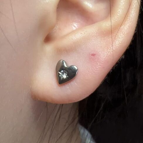 Limerencia G23 Pure Titanium hypallergenic arics ، F136 Gradant Grade Titanium Studs مناسبة للآذان الحساسة للمجوهرات الحساسة للمجوهرات in Kuwait