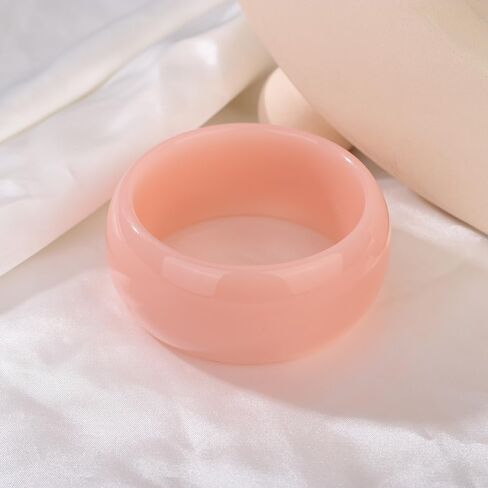 JWICOS Round Resin Bangle Bracelet for Women Acrylic Cute Chunky Bracelet for Women Exaggerated Acrylic Resin Wristband Bracelet Bangle in Kuwait
