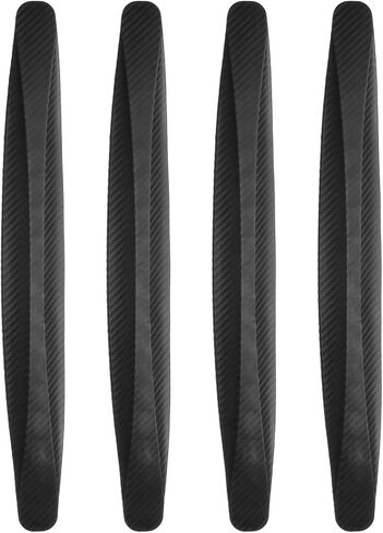 HARFINGTON 4pcs Car Bumper Guard Strip Anti-Collision Anti-Scratch Bumper Protector Trim Universal Front and Rear Bumper Guard for Cars SUV Pickup Truck, White in Saudi Arabia