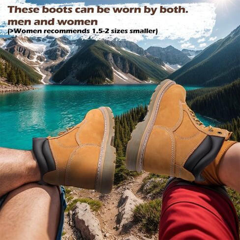CONRAD Wheat Nubuck Work Boot Collection: Sturdy, Soft Toe, Slip-Resistant Safety Shoes for Men in Saudi Arabia