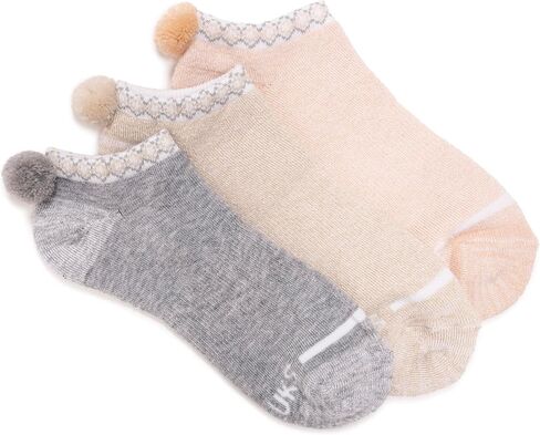 Muk Luks 3 Pack Dream Step Low Cut W/Pom in Saudi Arabia