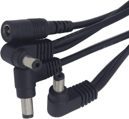 9 V Pedal Battery Clip 3 Pack 5521 Converter Center Negative 9 Volt Power Supply Cable in Saudi Arabia