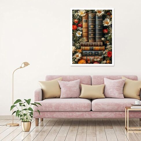 DIY African Woman Paint by Numbers for Adults Canvas, Flowers and Girl Paint by Number Kits on Canvas - Frameless Oil Painting Kits Arts and Crafts for Home Decor Gifts 16x20 inch in Kuwait