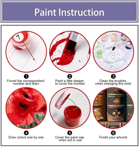 DIY African Woman Paint by Numbers for Adults Canvas, Flowers and Girl Paint by Number Kits on Canvas - Frameless Oil Painting Kits Arts and Crafts for Home Decor Gifts 16x20 inch in Kuwait