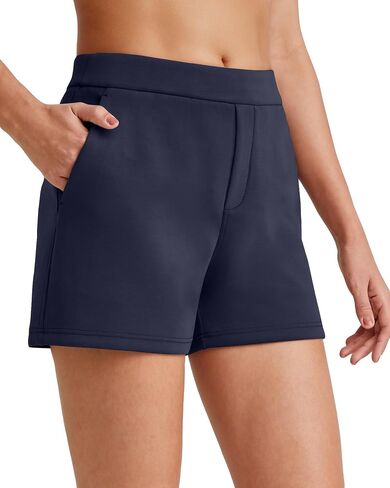 G4Free Women's 4'' Athletic Shorts Elastic High Waisted Workout Running Shorts Summer Casual Shorts with Pockets in Saudi Arabia