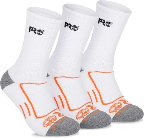 Timberland PRO Moisture Wicking Technology Mens Socks, Arch Support, Cushioned Footbed, Mesh Venting in Saudi Arabia