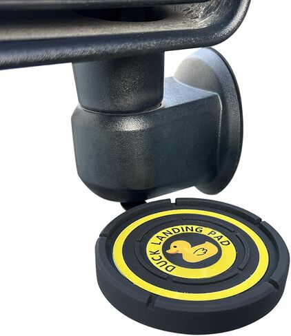 وسادة الهبوط للبط في جيب ، حامل بطة Duck Handing Mirt Mount ، حامل البط الجانبي المتوافق مع Jeep Wrangler JL Jlu & Gladiator JT ، Black in Kuwait