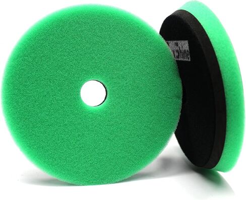 Maxshine 6" Hook & Loop Polishing Foam Pad for Finishing – Low Profile Foam Pad, Rubber Backed, Compatible with Long Throw Dual Action Polishers, EVA Foam Insertion for Heat and Pressure Absorption in Saudi Arabia