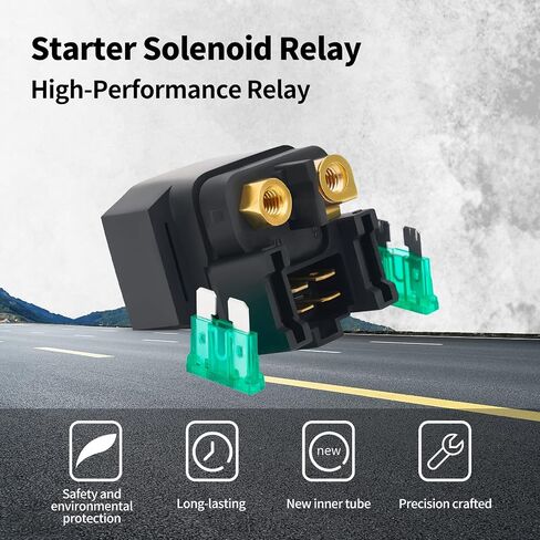 Starter Solenoid Relay ATV Compatible with Yamaha YFM350A YFM 350 400 450 660 Grizzly Big Bear Kodiak Wolverine Rhino Raptor Bruin 2000 2001 2002 2003 2004 2005 2006 2007 2008 2009 in Kuwait