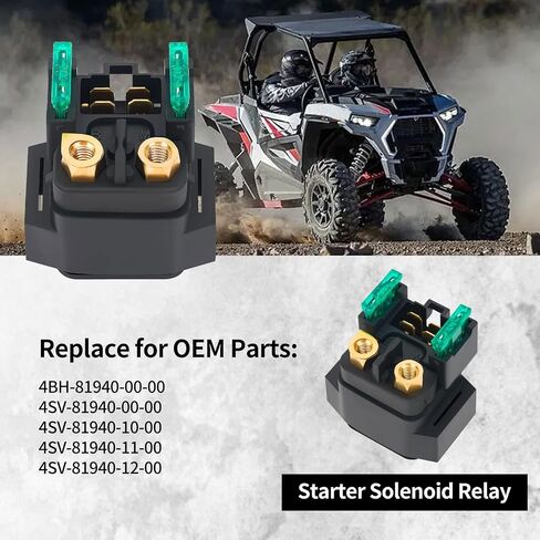 Starter Solenoid Relay ATV Compatible with Yamaha YFM350A YFM 350 400 450 660 Grizzly Big Bear Kodiak Wolverine Rhino Raptor Bruin 2000 2001 2002 2003 2004 2005 2006 2007 2008 2009 in Kuwait
