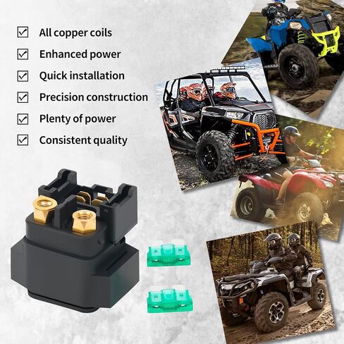 Starter Solenoid Relay ATV Compatible with Yamaha YFM350A YFM 350 400 450 660 Grizzly Big Bear Kodiak Wolverine Rhino Raptor Bruin 2000 2001 2002 2003 2004 2005 2006 2007 2008 2009 in Kuwait