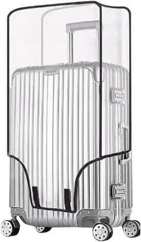 Clear PVC Suitcase Cover Luggage Protector, 20 Inch Clear Luggage Cover Waterproof, Designed for Wheeled Hardshell Suitcases (20 Inch) in Saudi Arabia