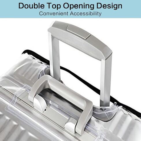 Clear PVC Suitcase Cover Luggage Protector, 20 Inch Clear Luggage Cover Waterproof, Designed for Wheeled Hardshell Suitcases (20 Inch) in Saudi Arabia