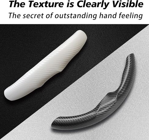 for Tesla 2017-2023 Model 3 and 2020-2024 Model Y Steering Wheel Cover Trim Interior Decoration Protection Accessories (M3/My-White 5pcs) in Kuwait