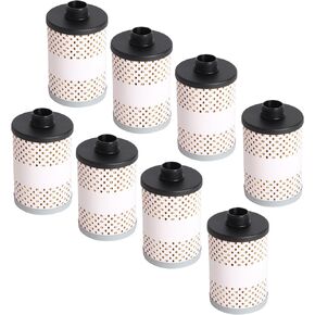 8 Pcs 496-5 Fuel Tank Filter Element Compatible With 496 and 496-3/4 fuel tank filter Replacement for Diesel Gasoline Biodiesel Water Separate 30 Micron with Protective Sheet #OE 496-5