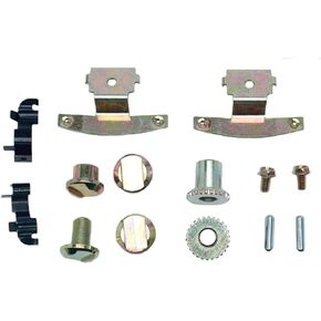 ACDELCO Professional 18K1629 مجموعة أجهزة الفرامل للوقوف الخلفي مع مقاطع ومسؤول ودبابيس ومسامير وشحوم