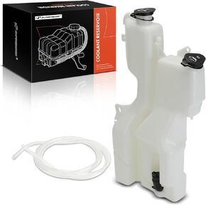 A-Premium Engine Coolant Overflow Recovery Reservoir Tank with Cap and Hose Compatible with Dodge Dakota 2007-2010 & Mitsubishi Raider 2008-2009 & Ram Dakota 2011, 3.7L 4.7L