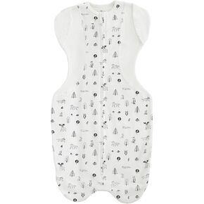 KIDIRA Swaddle for Newborns, Baby Swaddles 1-3 Months 5-13lb, Arms Up Swaddle 1-3 Months Newborn with Moisture-Wicking Fabric, Promotes Healthy Hip Development, 2-Way Zipper & Foot Buttons, 1Pack in Kuwait