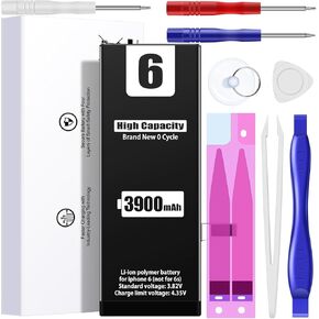 iPhone 11 Battery Replacement (2024 New Version), (Model:A2111, A2221, A2223) High Capacity Than Others Replacement Battery with Complete Repair Tool Kit and Instructions