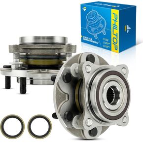 PHILTOP 950001 515201 2pcs Front Wheel Hub Assembly Fit for Toyota Tacoma 2005-2021, Toyota 4Runner 2003-2021, Lexus GX460 2010-2021, Toyota FJ Cruiser 2007-2014, Lexus GX470 2003-2009 Wheel Bearings