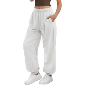 Athmile sweatpants النساء السراويل السراويل السفجر تجريب صالة الألعاب الرياضية النشطين عالية الخصر المريح المريح للنساء